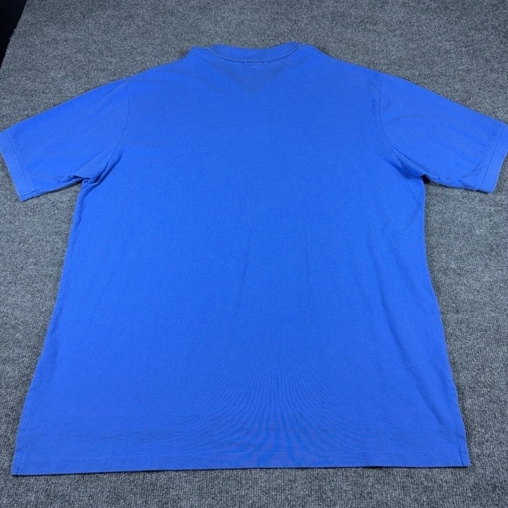 Polo Ralph Lauren Mens 2XLT Tall Blue Short Sleeve Pique Cotton Polo Shirt